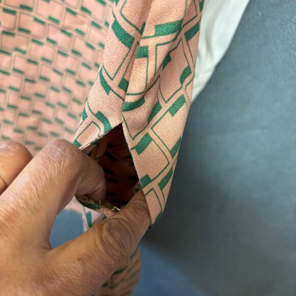 3.1 Phillip Lim Dress Womens 8 Sheer Sleeve Cottagecore Goblincore Flowy Pockets - Picture 8 of 9